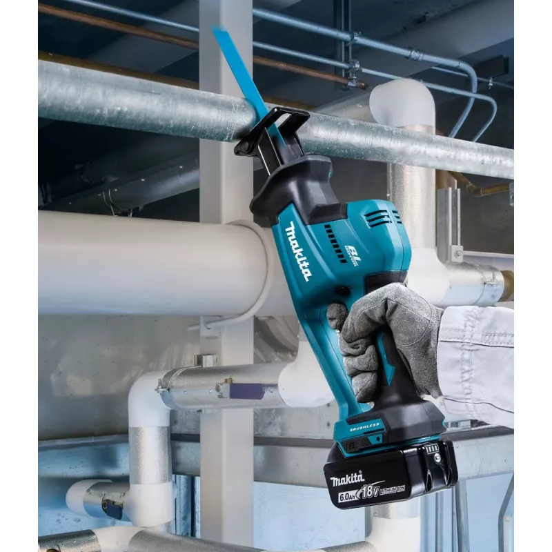 Makita DJR189Z Cordless reciprocating saw 18 V black, blue