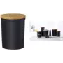 Storage jar ritzenhoff & breker Jasper Black 1800 ml stoneware with bamboo lid