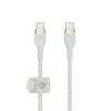 Belkin BOOSTCHARGE PRO Flex USB Cable 3 m USB 2.0 USB C White (CAB011BT3MWH)