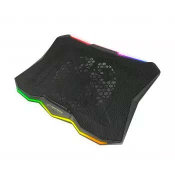 Laptop cooling pad ESPERANZA EGC110 for 17 inch (43.2 cm), 1 fan 18 cm, 800 RPM, 63 CFM, USB 2.0, black