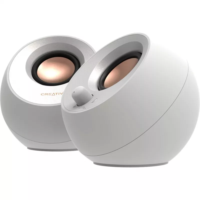 Creative Labs Pebble V3 White Wired & Wireless 10 W