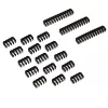 Cable extension kit Kolink Core Adept — braided PET jacket, copper conductors, 300–350 mm lengths, 6-piece set