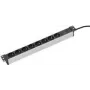 Power Strip AS Schwabe 18193 — 48.30 cm, Black/Silver, model 18193