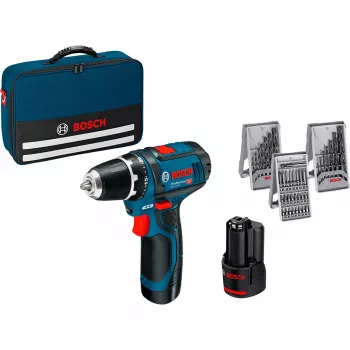Bosch GSR 12V-15 Professional 1300 RPM 600 g Black, Blue