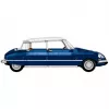 Citroen DS 21 Pallas 1968, Construction Toy Scale 1:12