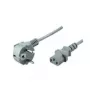 Power cable Type F ShiverPeaks C13 1.8m Grey