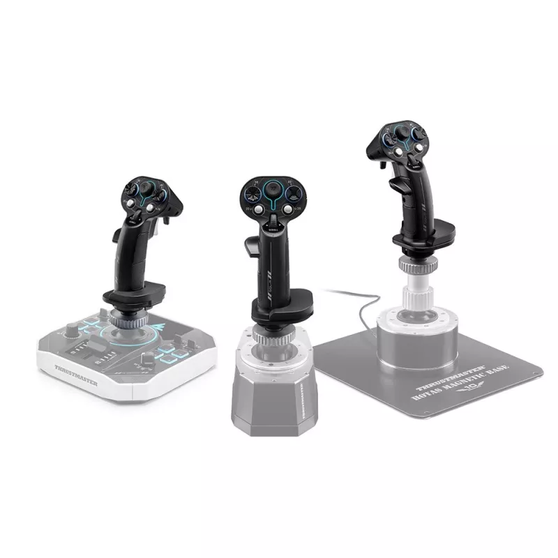 Flightstick add-on grip Thrustmaster Sol-R 3 AVA, Black, USB Type-C, analogue/digital, PC, 75×115×200 mm
