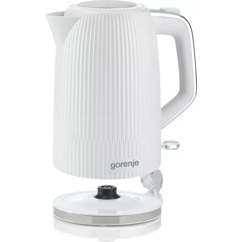 Gorenje Kettle | K17DPW | Electric | 2200 W | 1.7 L | Stainless steel | 360° rotational base | White