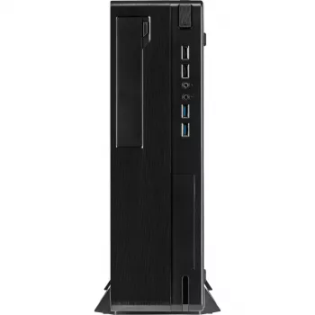 Inter-Tech IT-502 Desktop - Tower - micro ATX - no power supply - USB/Audio (88881234)