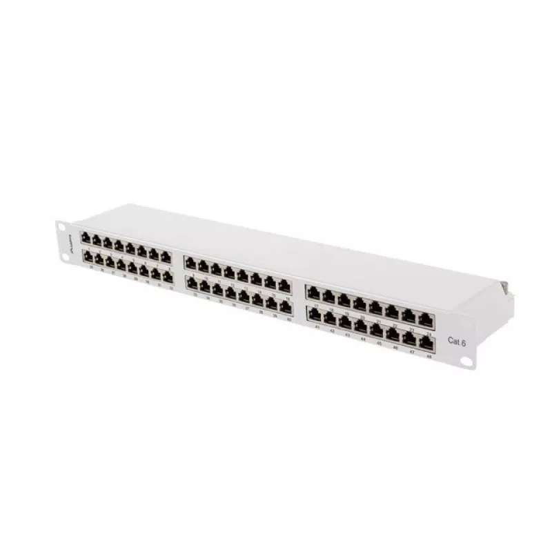Patch panel LANBERG PPS6-1048-S 48-port 1U 19 inch Cat6 FTP shielded