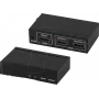 HDMI Switch ShiverPeaks 2 x HDMI 1.4 3840 x 2160 Black Metal
