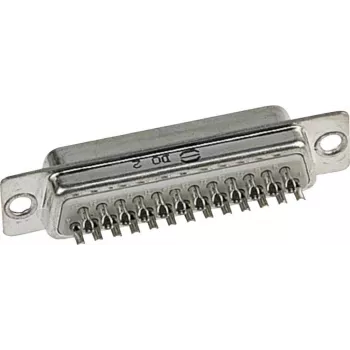 Harting D-SUB Pin Header 180 ° Number of Poles: 15 Solder Cup 09 67 015 5615 1 pc(s) (09 67 015 5615)