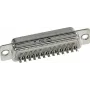 Harting D-SUB Pin Header 180 ° Number of Poles: 15 Solder Cup 09 67 015 5615 1 pc(s) (09 67 015 5615)