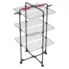 Wall-mounted clothes dryer VILEDA Mixer 3 Ultimate — steel, 30 m drying space, foldable, wheels, 131×93×71 cm