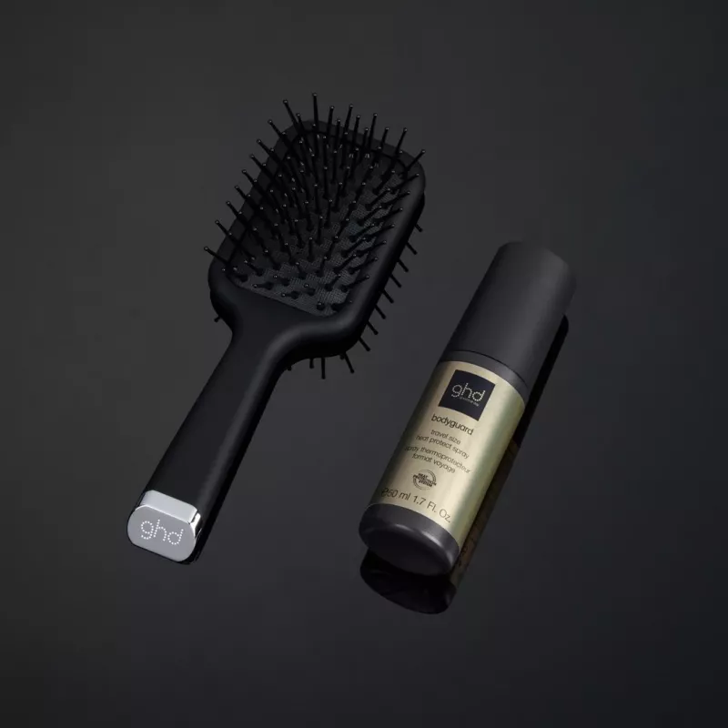 ghd Mini Paddle Brush, Black