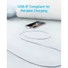 USB cable Anker 322 1.8 m USB A USB C White
