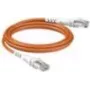 Patchsee ThePATCHCORD RJ45 Patch Cable Cat. 6A, U/UTP, extra-thin, orange, 0,15 m (TPC-OR-U/0.5)