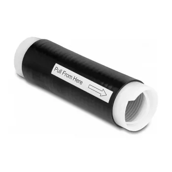 Heat shrink tube DeLOCK 20861 35 mm x 130 mm black silicone 2 pcs