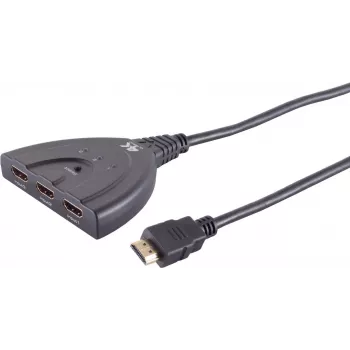 HDMI switch ShiverPeaks 05-02001 — 3 inputs, 1 output, 4K2K support