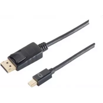 DisplayPort cable ShiverPeaks BS10-52035 2 m Mini DisplayPort Black