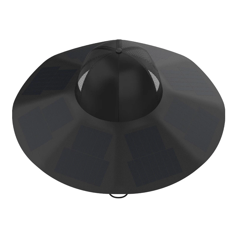 EcoFlow Power Hat EFPOWERHAT-M-L Adjustable Outdoor Cap M-L Black Cotton