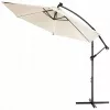 Garden parasol Extralink L-0713 3 m diameter, beige canopy, model BLACK FOREST