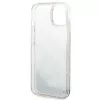 Karl Lagerfeld KLHCP14MLMNMS iPhone 14 Plus 6.7 hardcase silver / silver Liquid Glitter Monogram