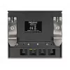 Patch panel DELOCK Mini Desktop RJ45 4-port Cat.6A shielded black, metal, 90×22×93 mm