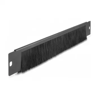 Brush panel DeLOCK 66293 universal 350 x 55 mm black