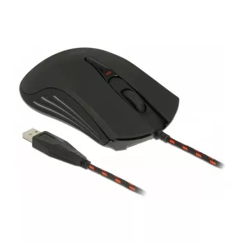 Gaming Mouse DeLOCK 12531 Ambidextrous USB Type-A Optical 4800 DPI