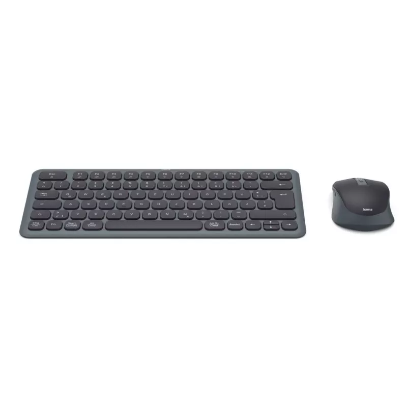 multi device keyboard and mouse set black gre