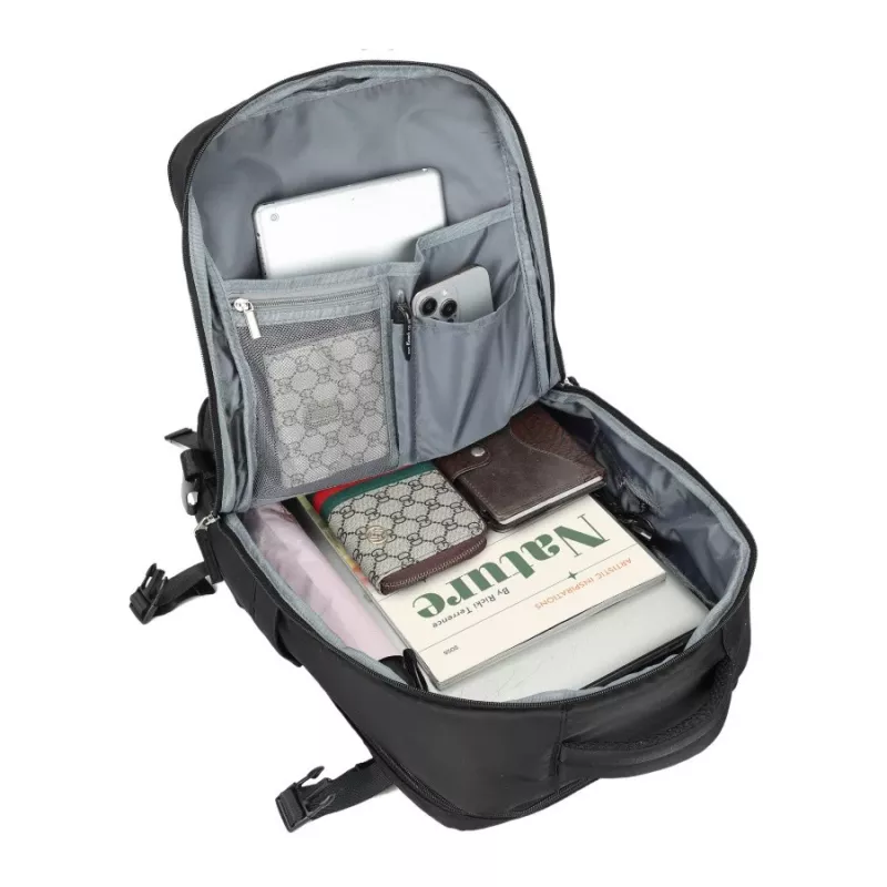 Backpack NOVEEN CTB400 unisex 25 L, polyester, 40×25×20 cm, black
