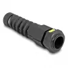 DeLOCK Cable Gland M20 with ventilation and strain relief IP68 dust and waterproof black 2 pieces
