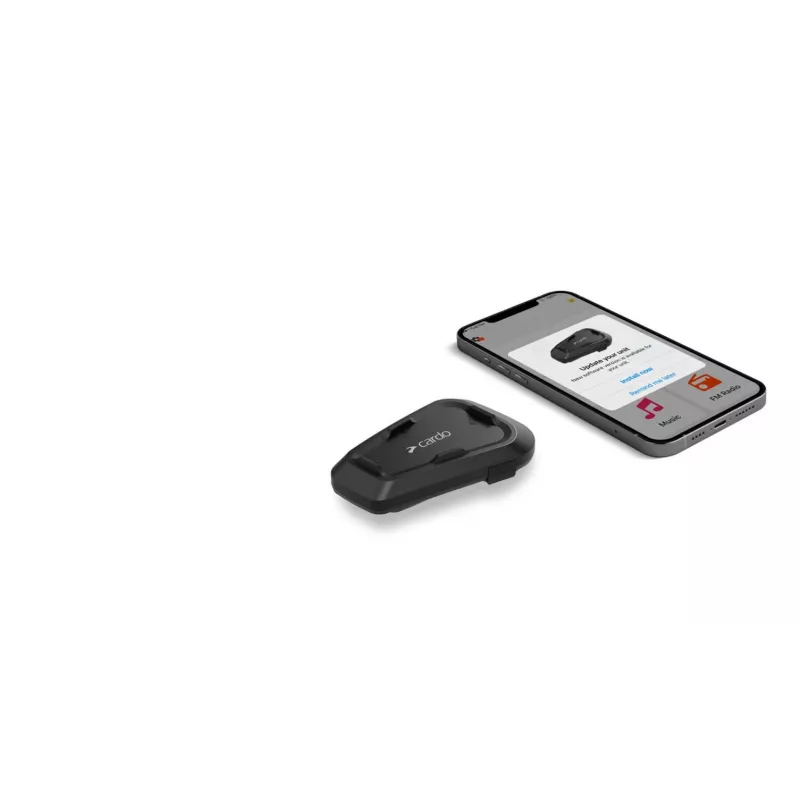 Cardo Spirit HD motorcycle intercom 2 channels 600 m Black