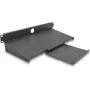 DeLOCK 66749 Steel Grey 19 inch 1U Keyboard Tray for Rack Cabinets, 483 mm Depth, 221 mm Keyboard Surface, 20 kg Load