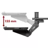 Maclean under-desk keyboard holder, adjustable, max. 5kg, black, MC-156 B