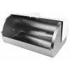 Bread loaf container Maestro MR-1676-WHITE, stainless steel hinge lid, white, 385×255×190 mm
