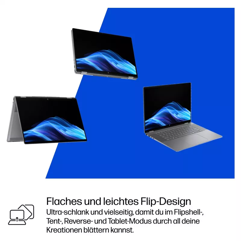 HP OmniBook BZ8L0EA 16 Notebook - 5 GHz 40,6 cm - 1 TB SSD - 32 GB RAM - Touch-Screen - Windows 11 Home (BZ8L0EA#ABD)