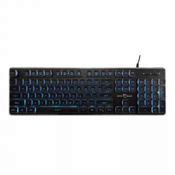 Mechanical Gaming Keyboard White Shark Tachi Black US layout RGB Backlit