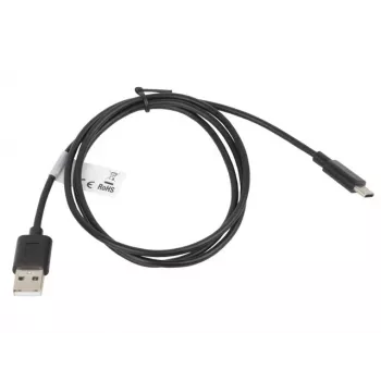 Cable Lanberg CA-USBO-10CC-0010-BK (USB 2.0 male - USB 2.0, USB, Type C male, 1m, Black) (CA-USBO-10CC-0010-BK)