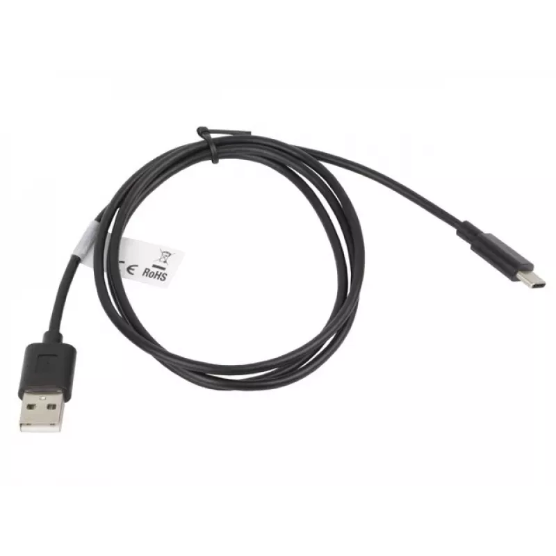 Cable Lanberg CA-USBO-10CC-0010-BK (USB 2.0 male - USB 2.0, USB, Type C male, 1m, Black) (CA-USBO-10CC-0010-BK)