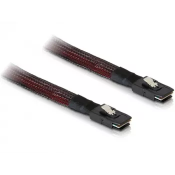 SAS Cable DeLOCK 83073 0.1 m Black Red