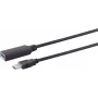 USB cable S/CONN 13-39485 30 m USB 3.2 Gen 1 Black