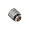 Bitspower Adapter G1/4 inch AG to G1/4 inch IG - 15mm, Silver Glossy