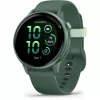 Smartwatch GARMIN vívoactive 6 – sport watch, 42 mm aluminium/polymer case, AMOLED 1.2 inch, GPS, 5 ATM, optical HR, SpO2, 8 GB, green