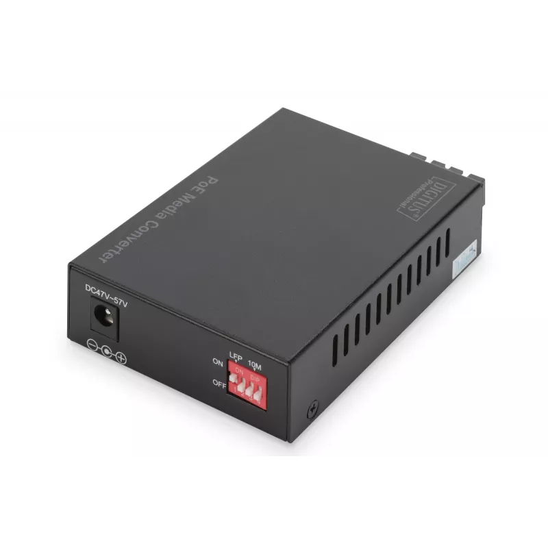 Digitus Gigabit PoE media converter, RJ45 / SC, MM, PSE