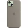 Silicone Case Apple iPhone 15 Plus MagSafe Clay Cover