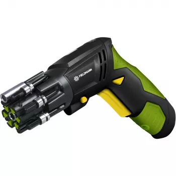 Cordless screwdriver Fieldmann FDS10102A — 3.6 V Li‑Ion, 1300 mAh, 180 rpm, 4 Nm, 6 torque levels, LED