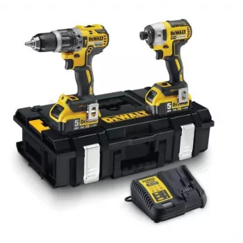 Dewalt System Battery 18 Volt 18 Volt Combo Kit: DCD796, DCF887, 2