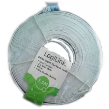Networking cable LogiLink CAT5e UTP RJ-45 15m White